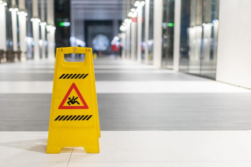 Wet Floor Sign Image Of An Wet Floor Sign
