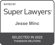 SuperLawyers selection badge for Jesse Minc in 2022